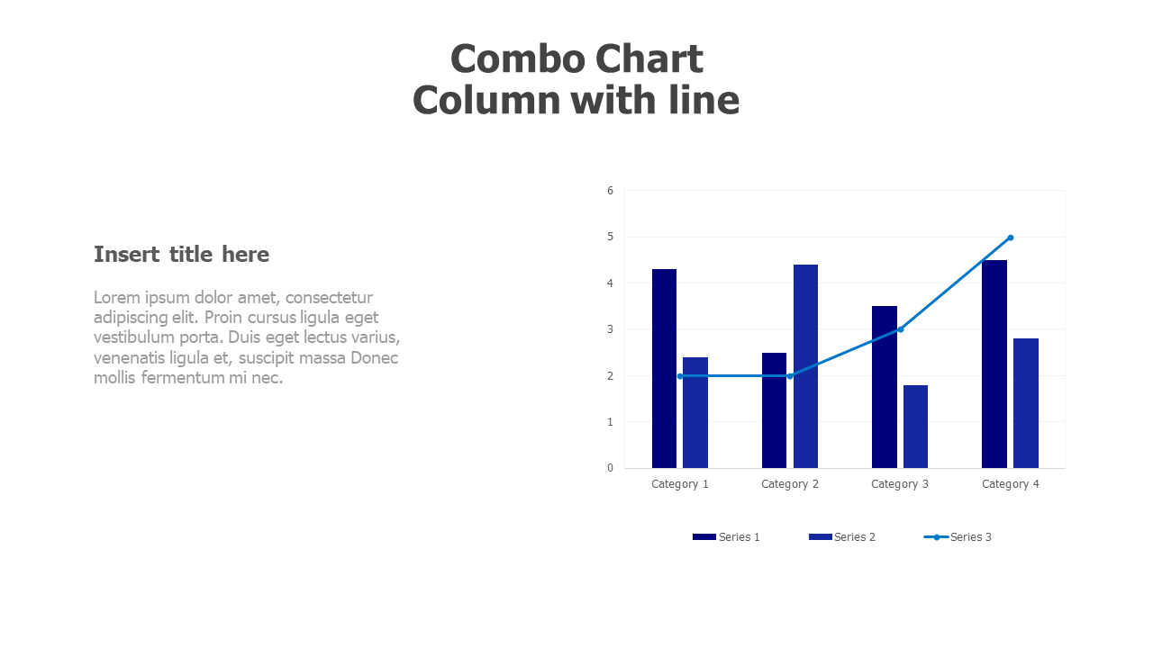 Charts,editable chart,Powerpoint,Infographics,Excel linked,Combined line & column chart