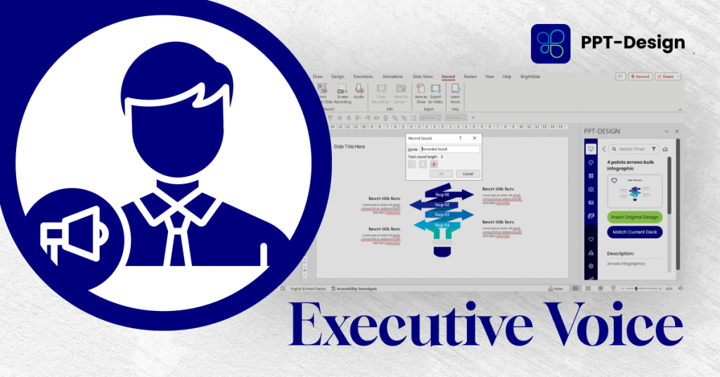 Executive Voice: Amplifying Presentations with Professional Voiceover Integration for Corporate Leaders