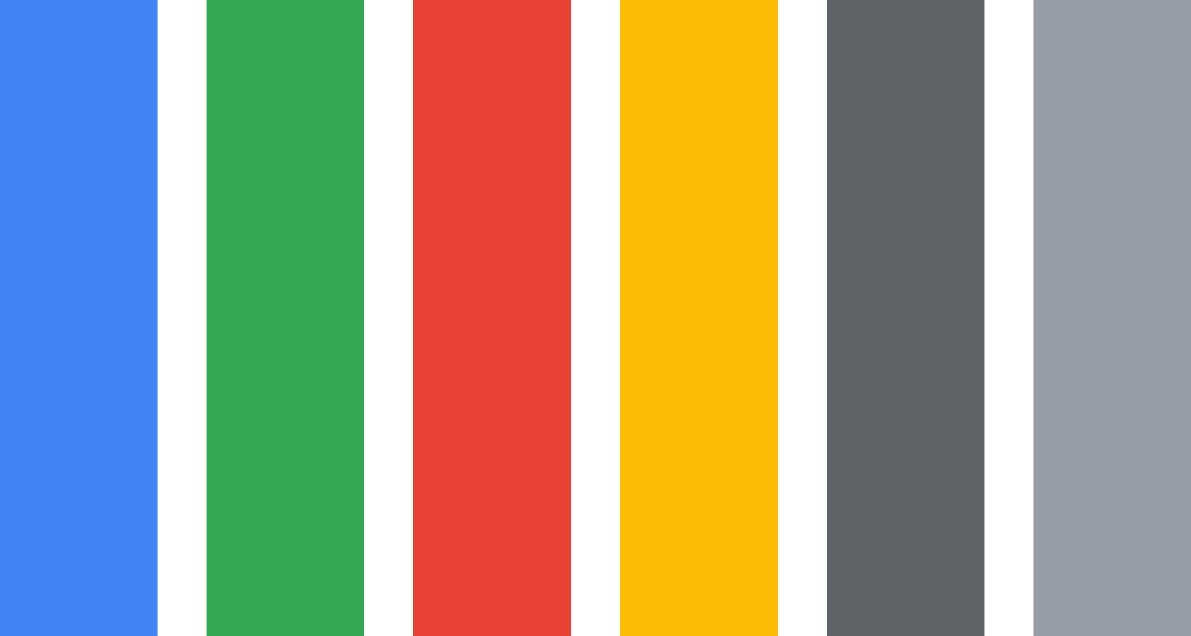 Google Color Palette Color Palette | PPT Design