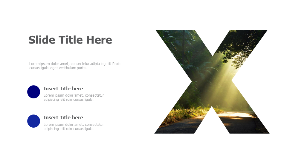 X Letter - image placeholder