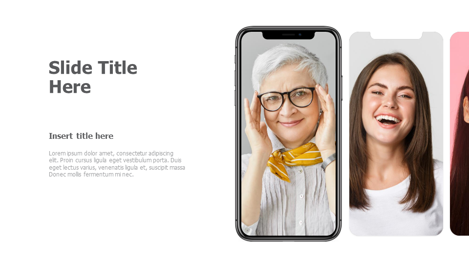 3 images with iphone mockup