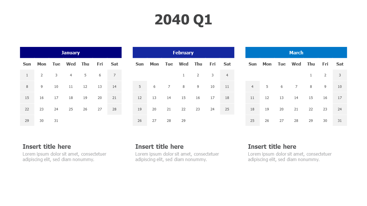 2040 Q1 Calendar
