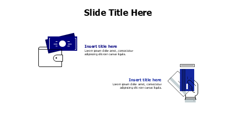 2 points cash and visa money infographic