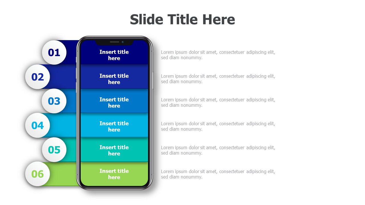 6 points iPhone Infographic