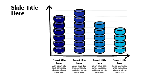 4 points wditable doodle chart infographic PowerPoint Template