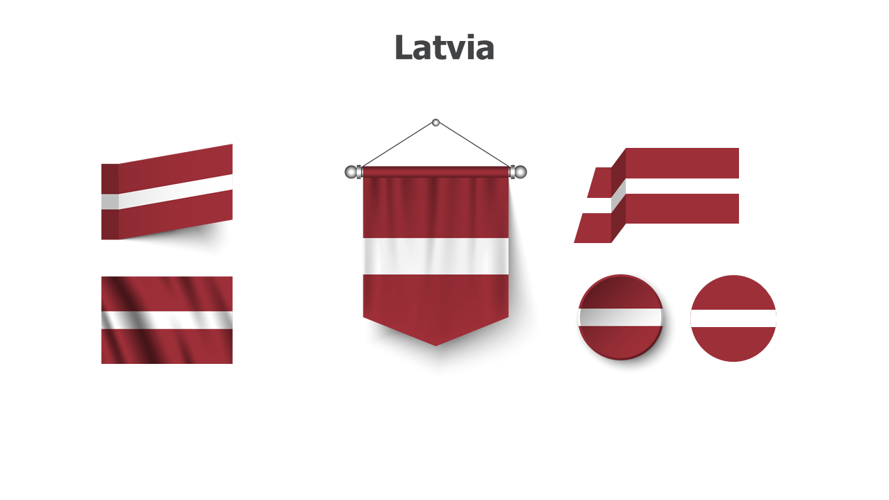 Flag,editable flags,Powerpoint,infographics,slides,Templates,Latvia