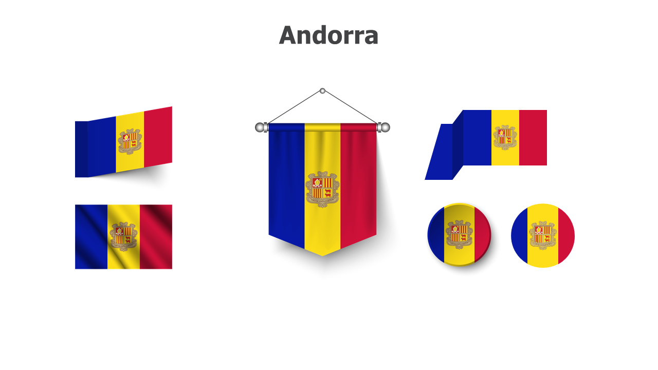 Flag,editable flags,Powerpoint,infographics,slides,Templates,Andorra