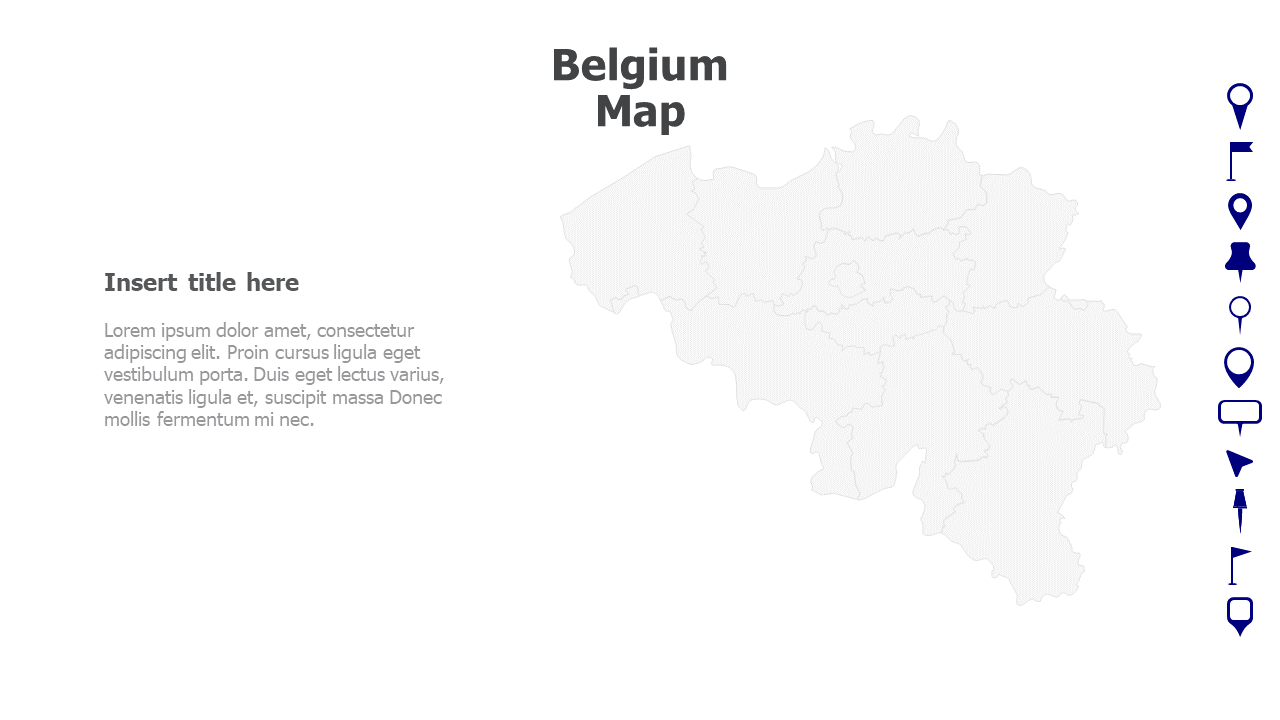 Map,Editable map,pins,countries,counties,infographics,continent,powerpoint,powerpoint infographics,Google slides,Keynote,Belgium Map