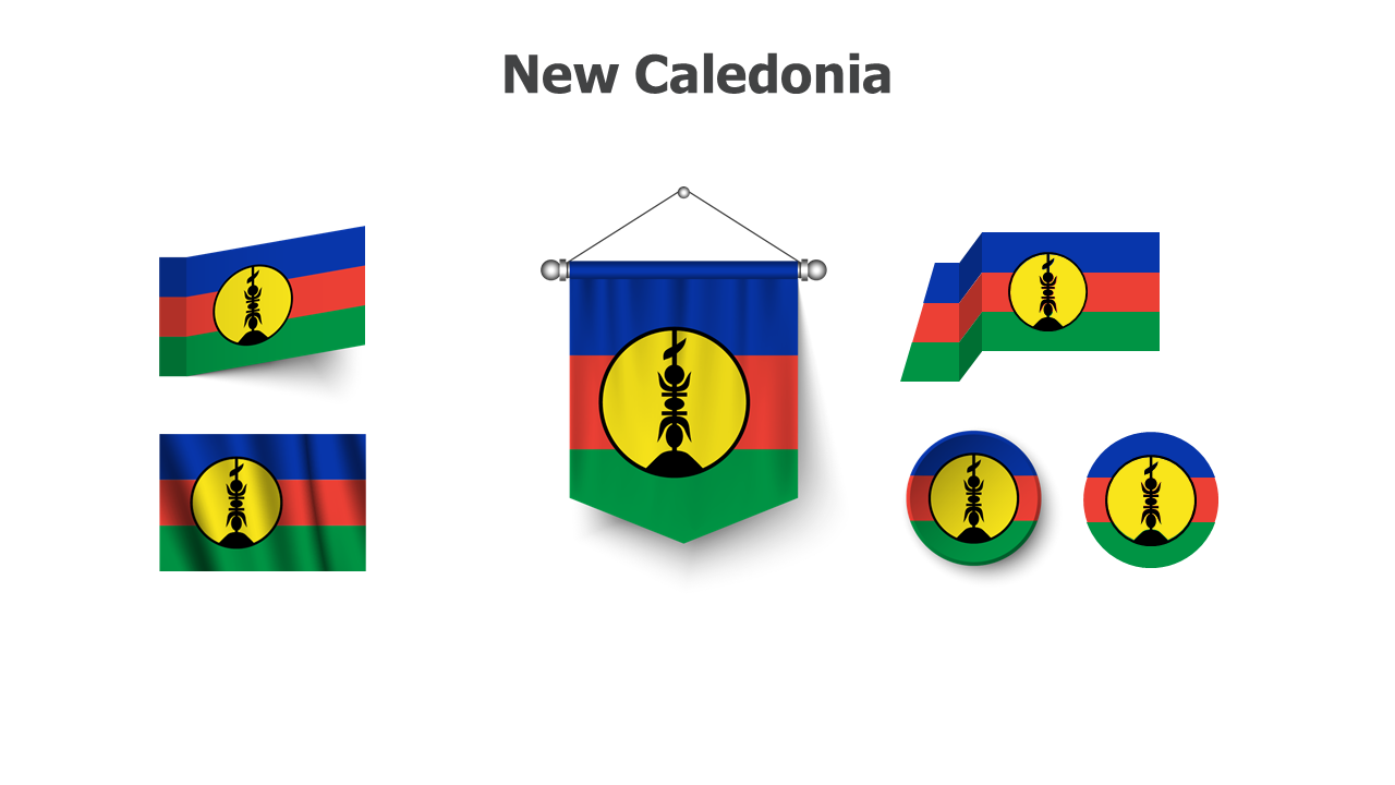 Flag,editable flags,Powerpoint,infographics,slides,Templates,New Caledonia