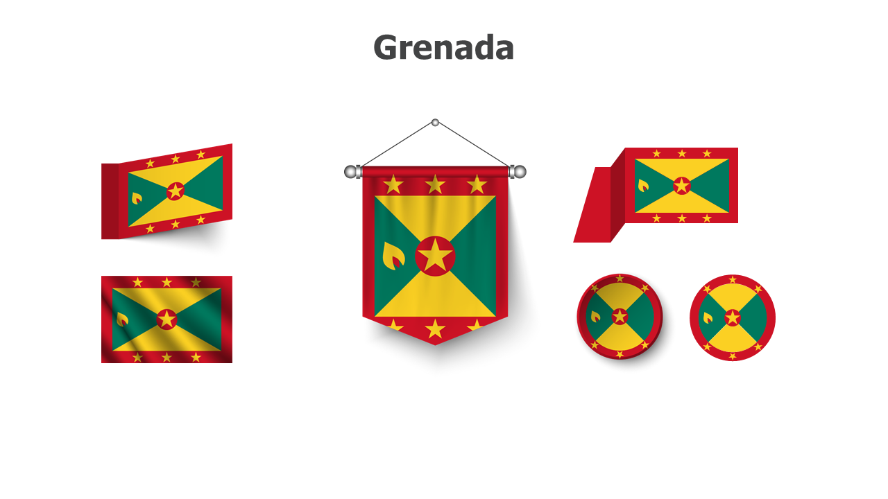 Flag,editable flags,Powerpoint,infographics,slides,Templates,Grenada