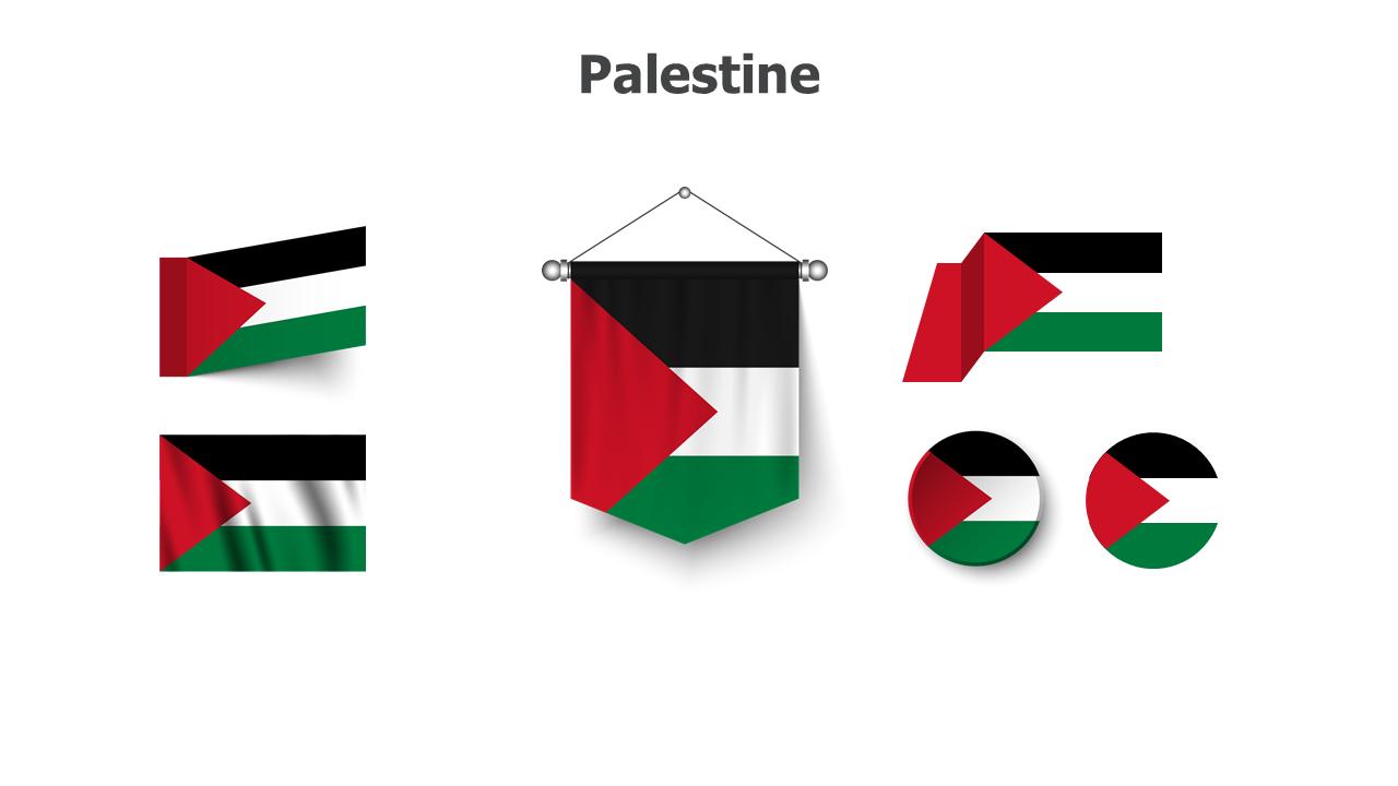 Flag,editable flags,Powerpoint,infographics,slides,Templates,Palestine