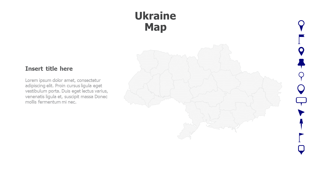Map,Editable map,pins,countries,counties,infographics,continent,powerpoint,powerpoint infographics,Google slides,Keynote,Ukraine Map