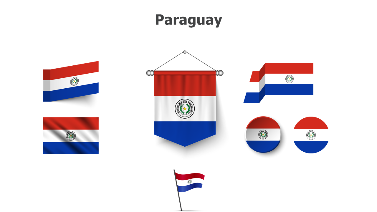 Flag,editable flags,Powerpoint,infographics,slides,Templates,Paraguay