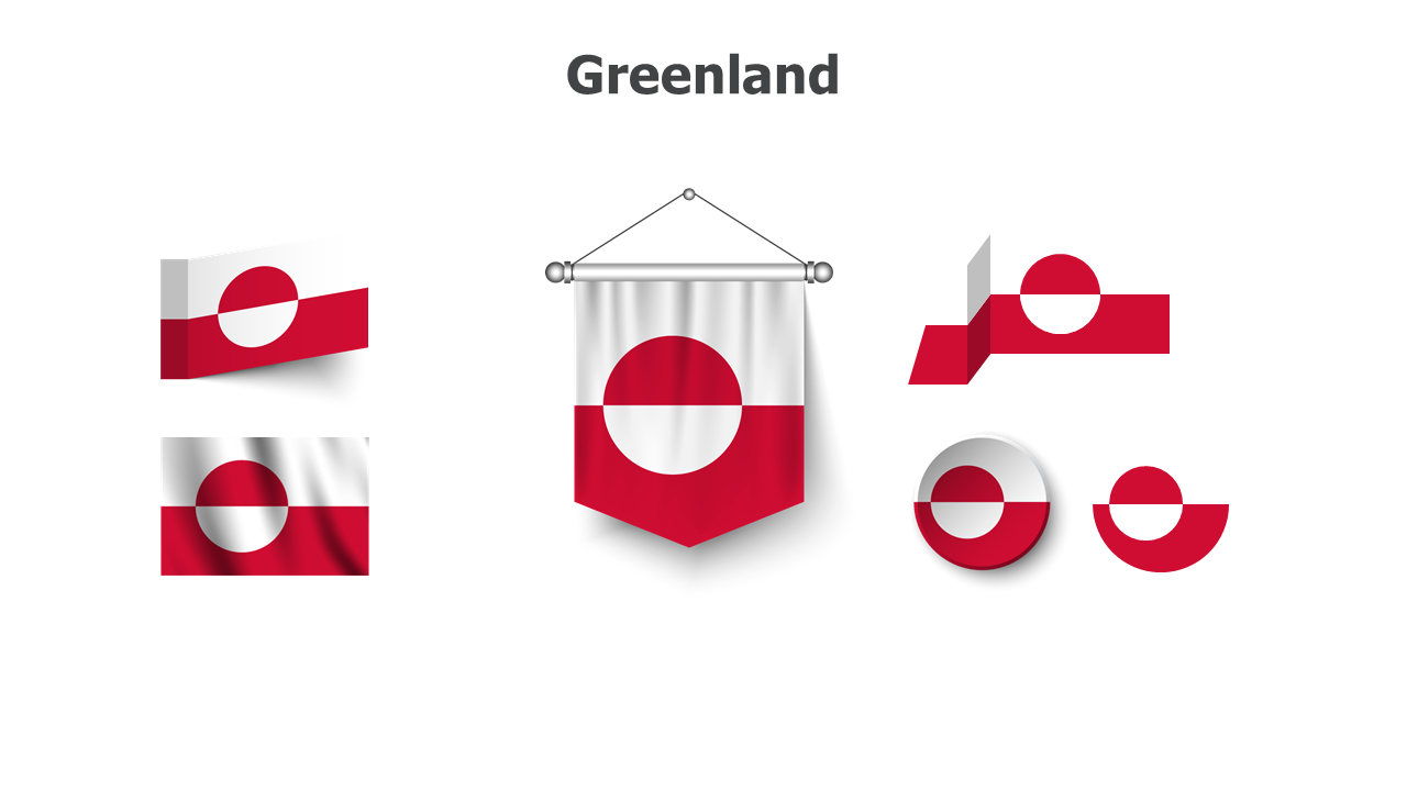 Flag,editable flags,Powerpoint,infographics,slides,Templates,Greenland