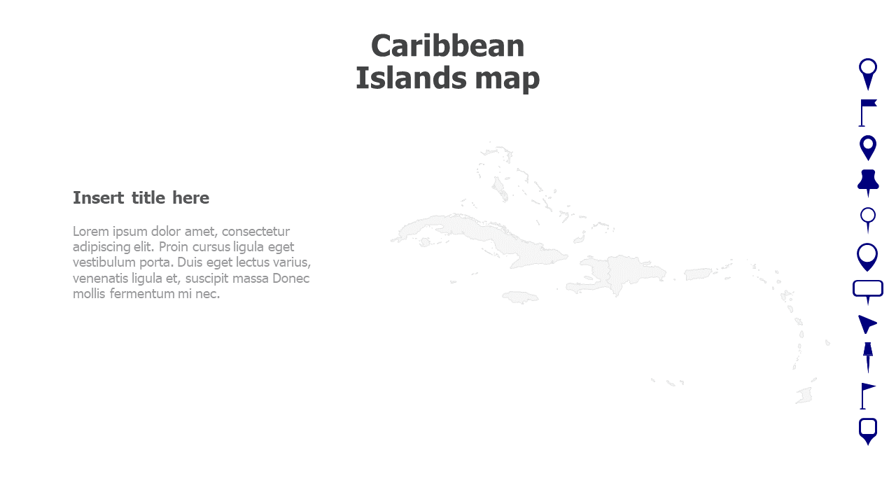 Map,Editable map,pins,countries,counties,infographics,continent,powerpoint,powerpoint infographics,Google slides,Keynote,Caribbean Islands map 