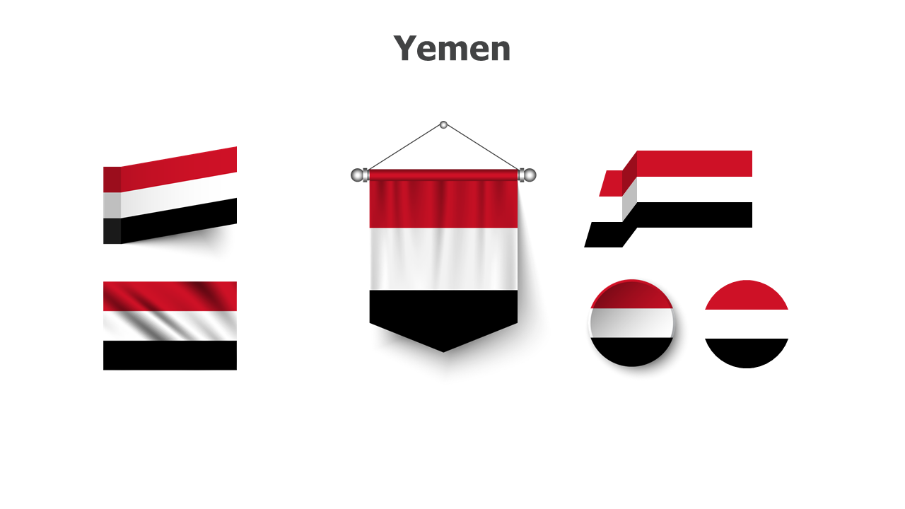 Flag,editable flags,Powerpoint,infographics,slides,Templates,Yemen