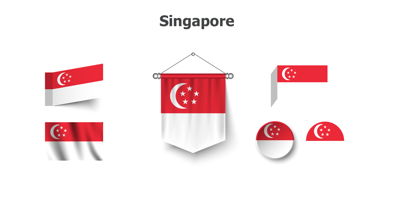 Flag,editable flags,Powerpoint,infographics,slides,Templates,Singapore