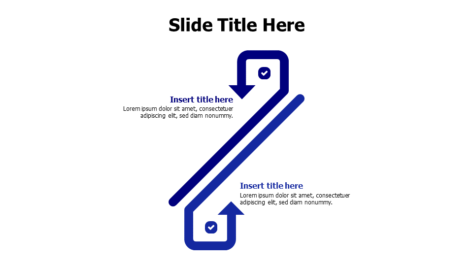 Two Point Process Flow Arrow Diagram