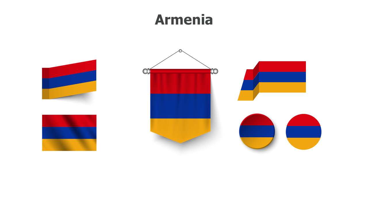Flag,editable flags,Powerpoint,infographics,slides,Templates,Armenia
