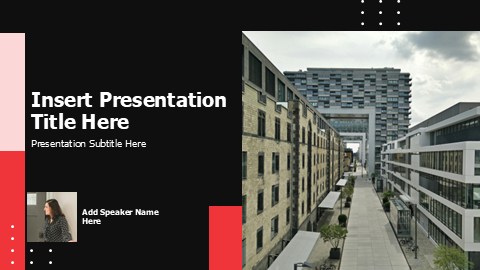 Urban Architecture Real Estate Cover Template PowerPoint Template