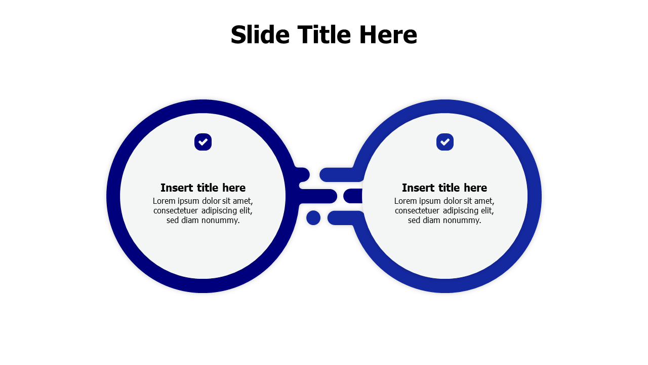 2 circled content infogtaphic