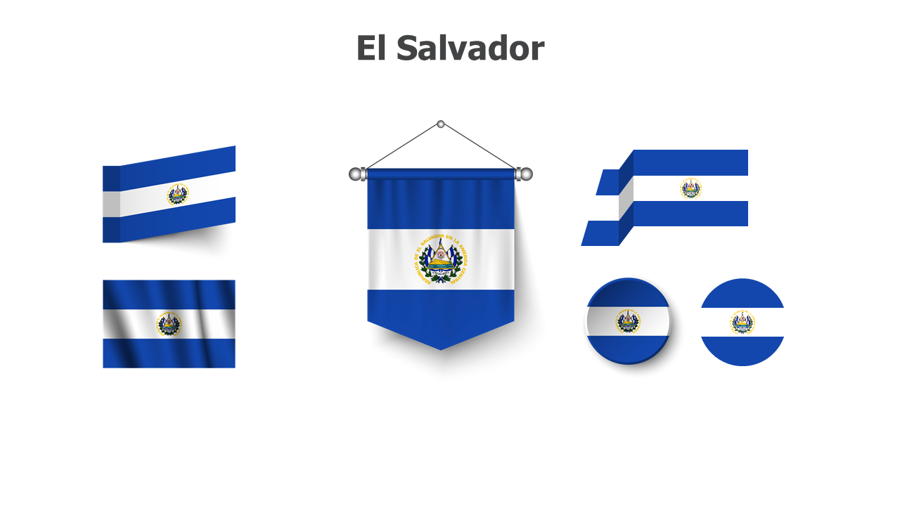 Flag,editable flags,Powerpoint,infographics,slides,Templates,El Salvador