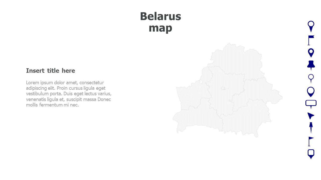 Map,Editable map,pins,countries,counties,infographics,continent,powerpoint,powerpoint infographics,Google slides,Keynote,Belarus map