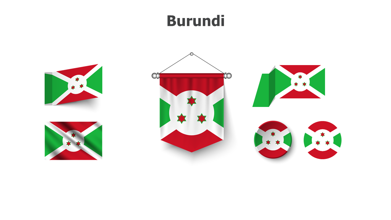 Flag,editable flags,Powerpoint,infographics,slides,Templates,Burundi