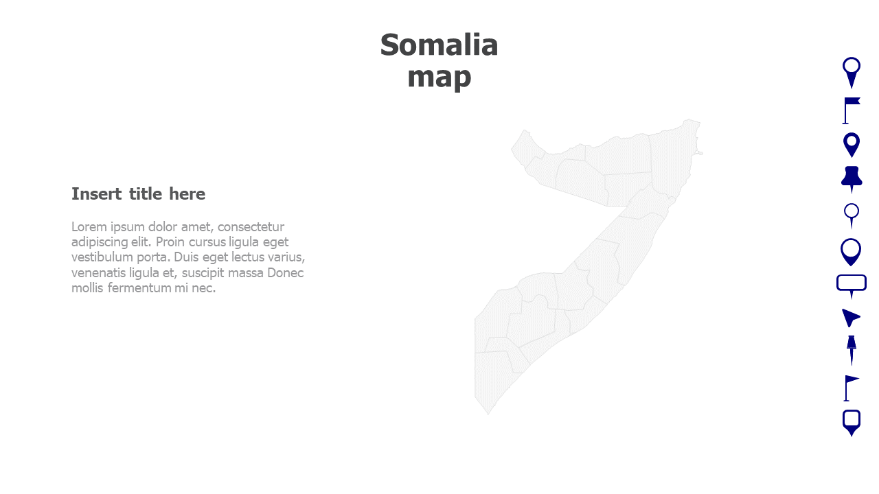 Map,Editable map,pins,countries,counties,infographics,continent,powerpoint,powerpoint infographics,Google slides,Keynote,Somalia map