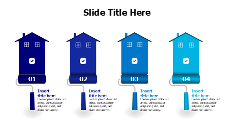 4 points painting roller houses infographic