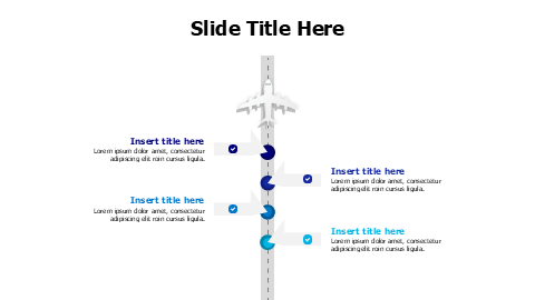 4 points rocket launching infographic