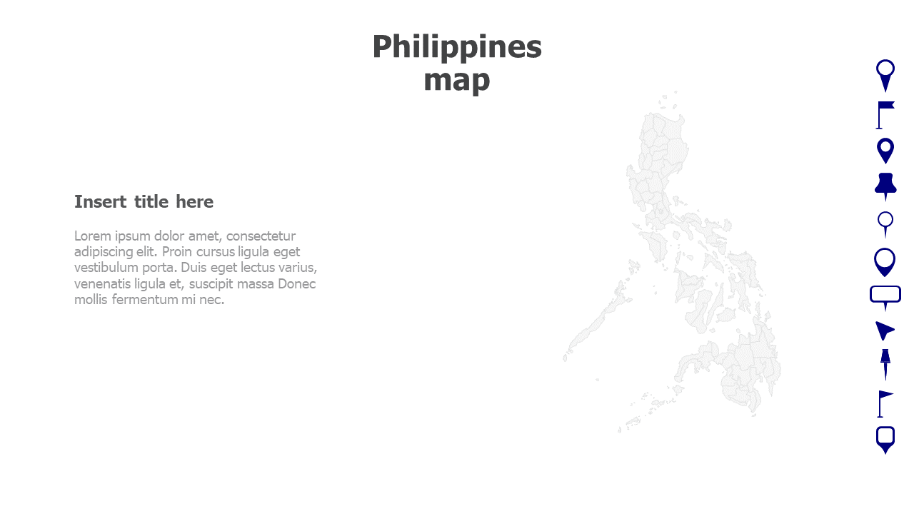 Map,Editable map,pins,countries,counties,infographics,continent,powerpoint,powerpoint infographics,Google slides,Keynote,Philippines map