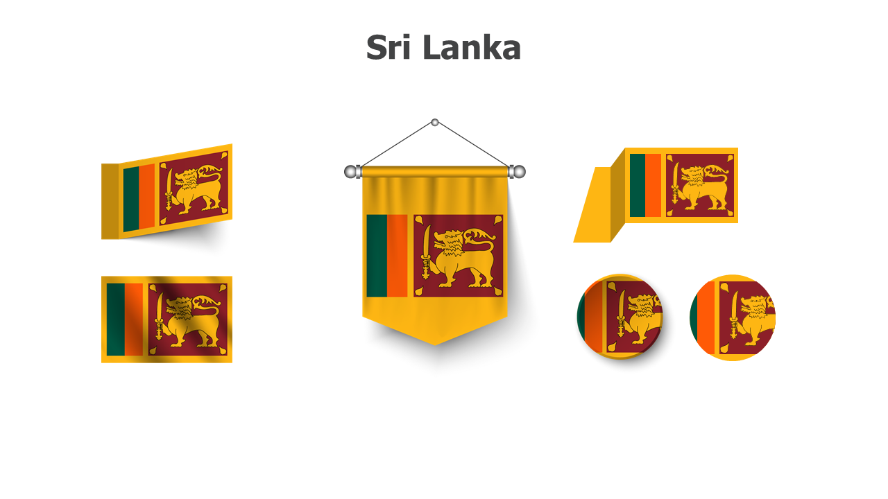 Flag,editable flags,Powerpoint,infographics,slides,Templates,Sri Lanka