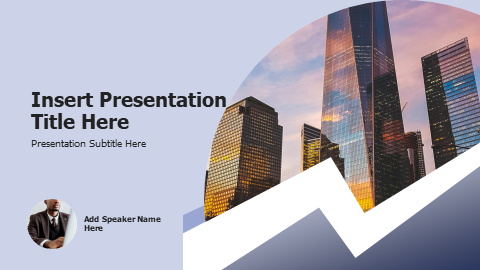 Corporate Skyline Angular Cover Slide