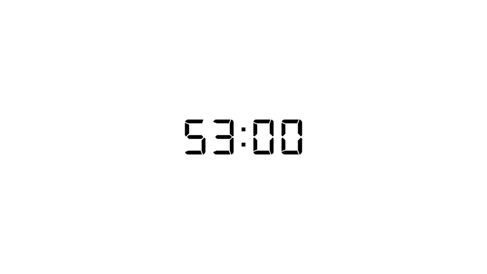 Timer,Countdown,countdown timer,Powerpoint,GIF Timer,Google Slides,Keynote,Infographics,Templates,53 minutes timer,53,53:00