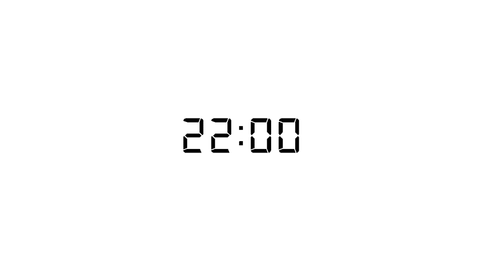 22 Minutes timer