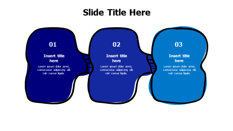 Three Step Doodle Shape Process Flow
