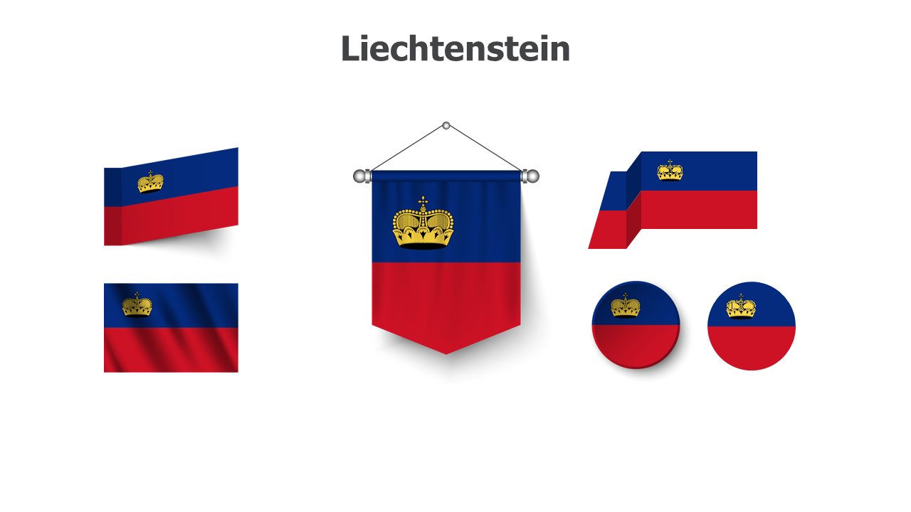 Flag,editable flags,Powerpoint,infographics,slides,Templates,Liechtenstein