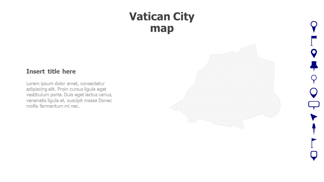 Map,Editable map,pins,countries,counties,infographics,continent,powerpoint,powerpoint infographics,Google slides,Keynote,Vatican City map