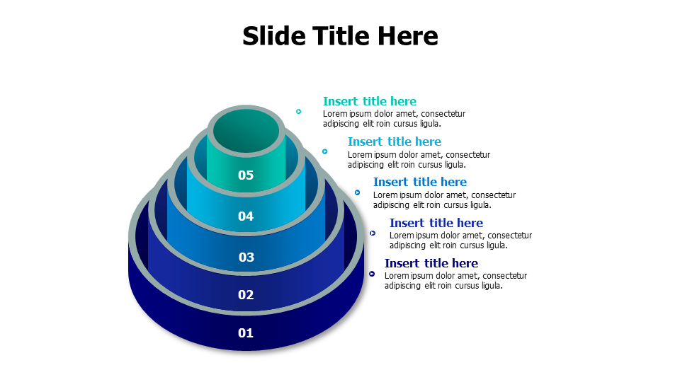 5 points growing rings infographic