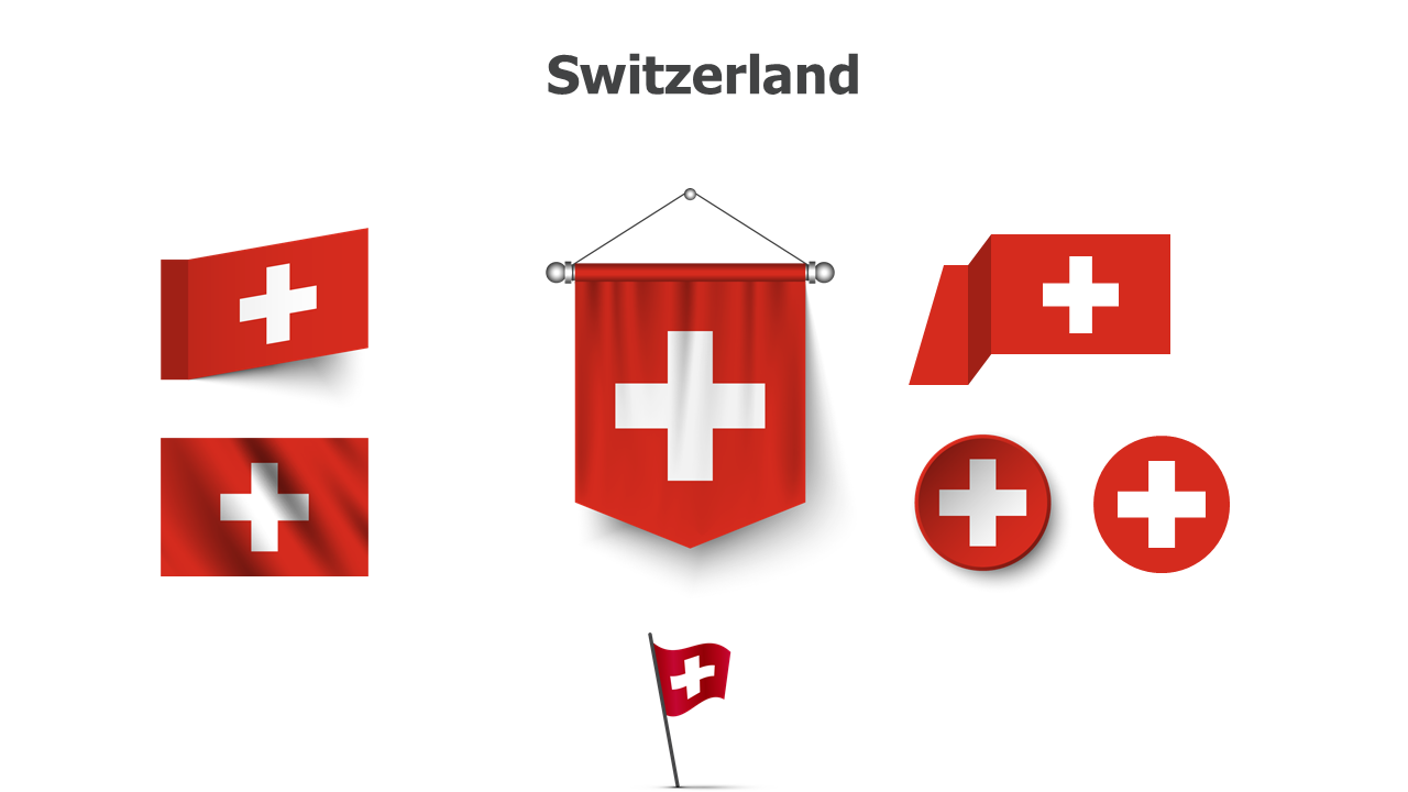 Flag,editable flags,Powerpoint,infographics,slides,Templates,Switzerland