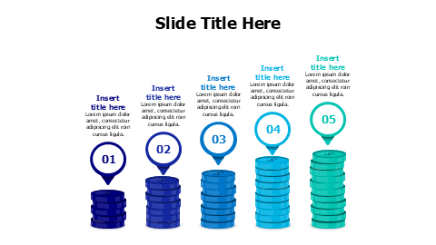 Five Stage Growth Database Cylinder Chart