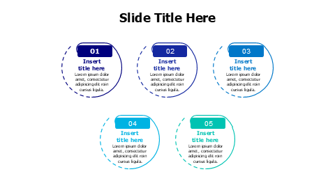 Five Step Circle Process Infographic | PPT Design