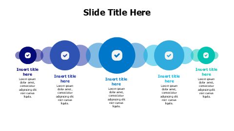 Five Step Linear Process Workflow | PPT Design