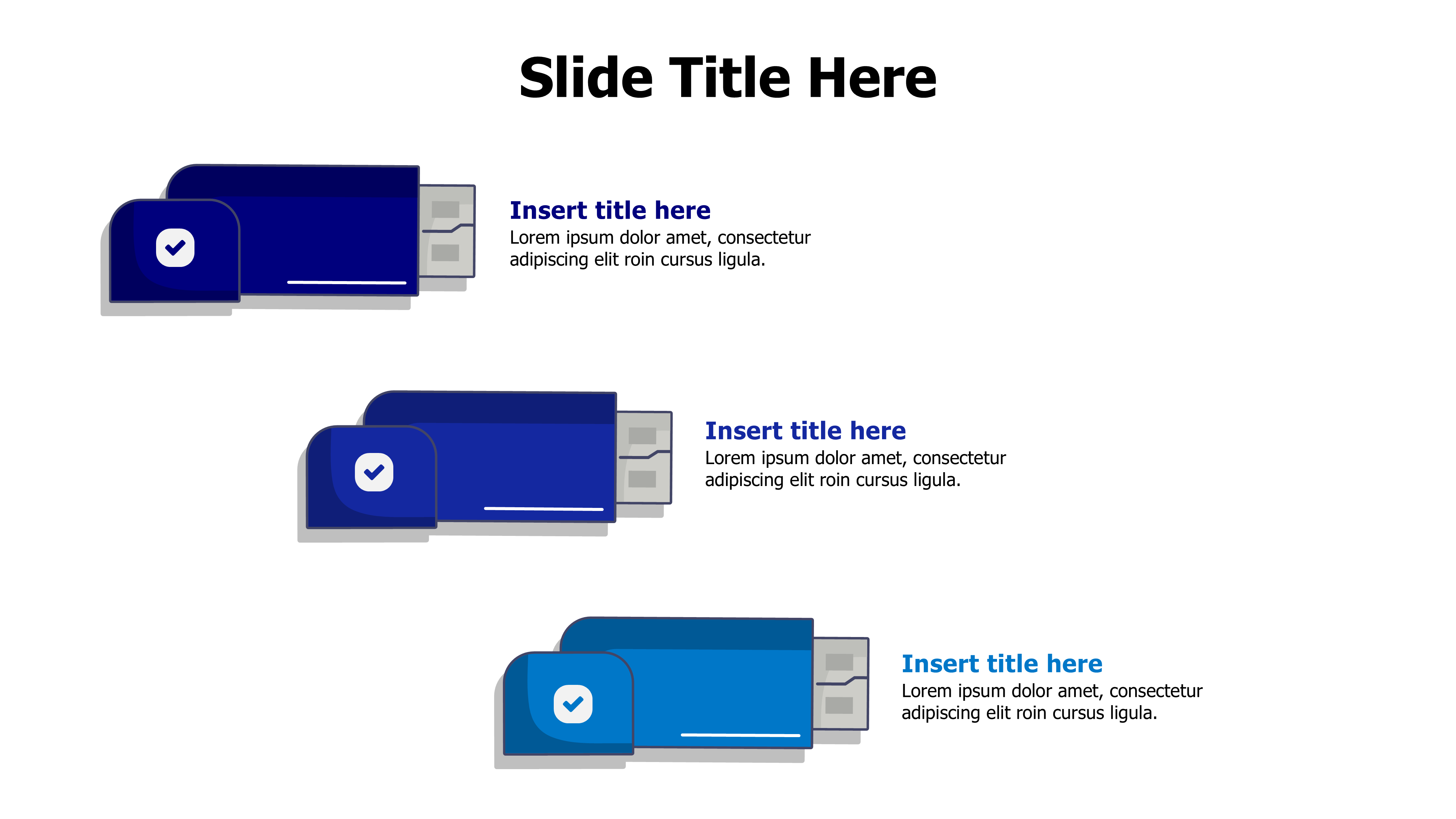 3 colored flash memory infographic