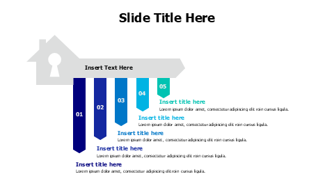 5 points key house infographic
