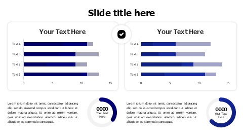 Bar and doughnut charts dashboard