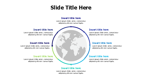 Global Business Strategy Eight Point Circle