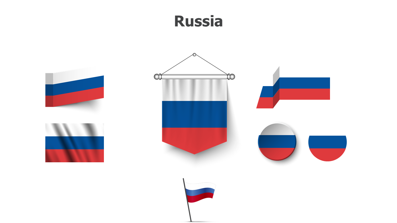 Flag,editable flags,Powerpoint,infographics,slides,Templates,Russia,Russian