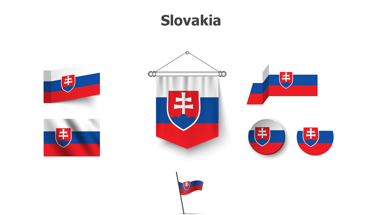Flag,editable flags,Slovakia